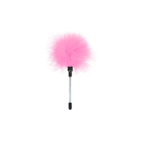 Plumeau rose très doux de caresses 